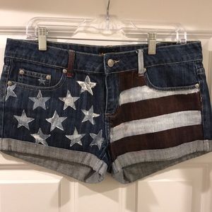 Handmade Flag Shorts (Size 29)